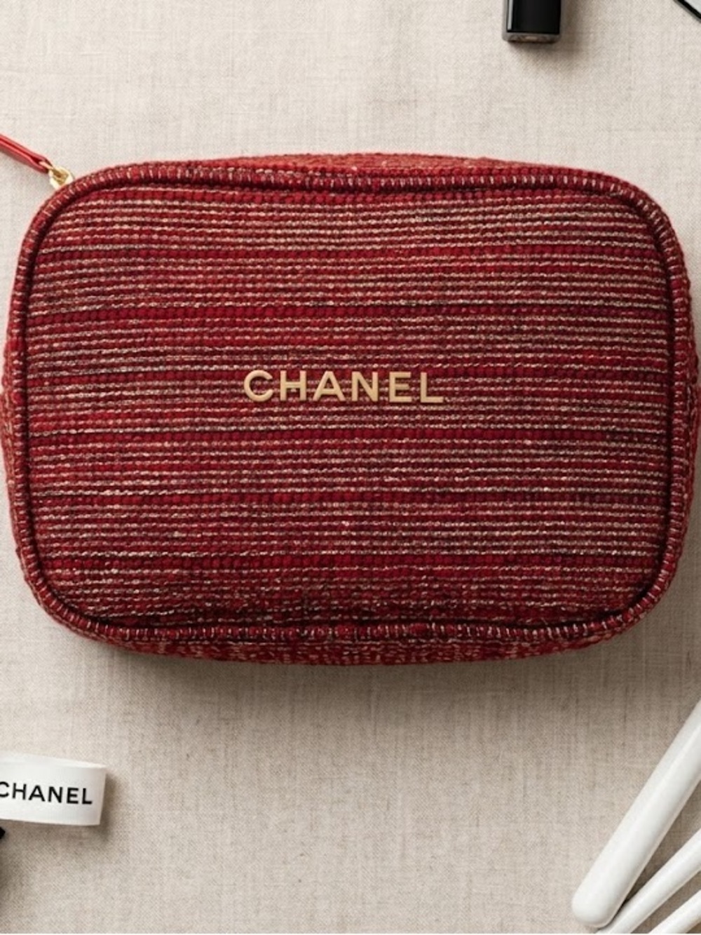 Chanel Beauté Limited Edition Cosmetic Pouch ✨